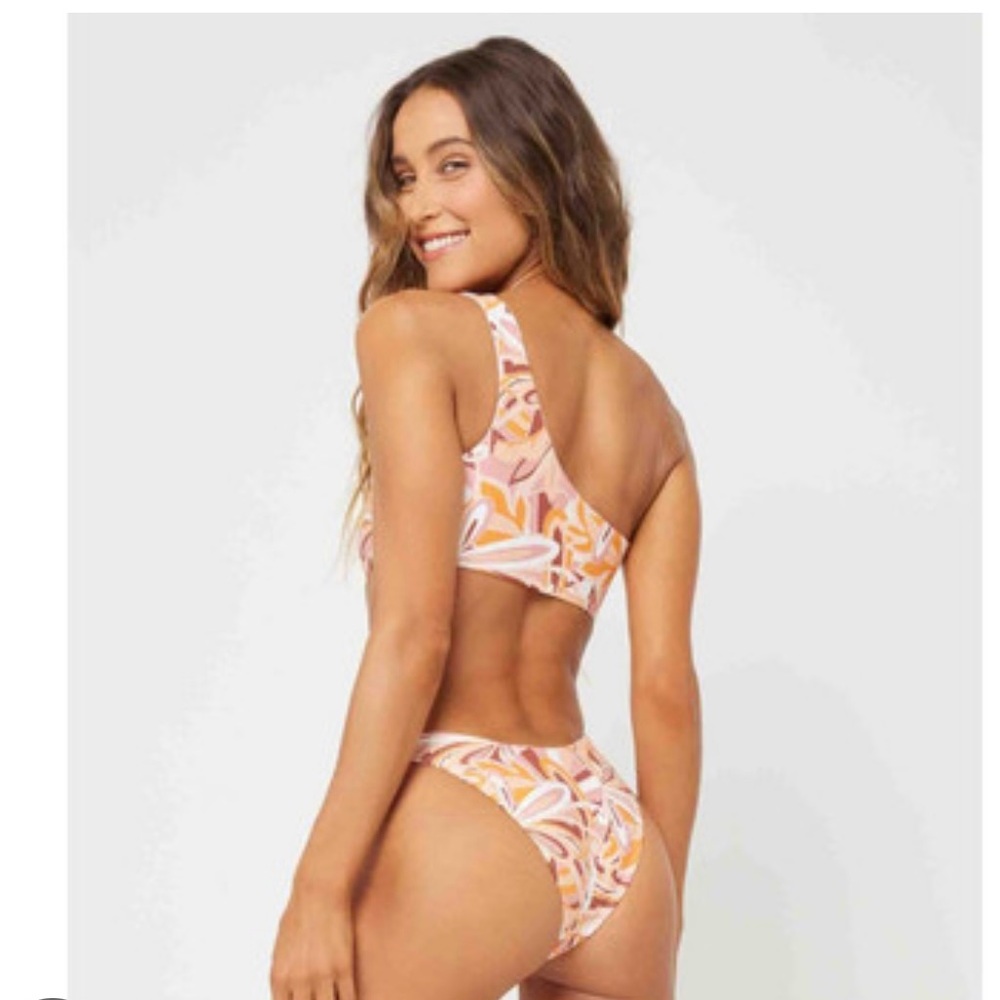 NWT L*Space X Tessa Brooks One-Shoulder Cutout Swimsuit Monokini One-piece